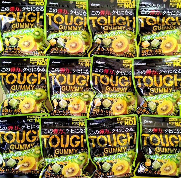 値下げ カバヤ食品 タフグミ キウイスパーク 100g×12袋 まとめ売り