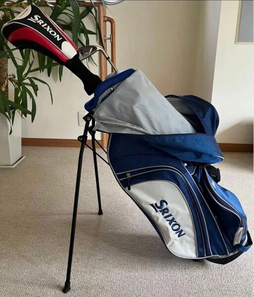 SRIXON ジュニア用 ゴルフクラブ 3本 ゴルフバッグ