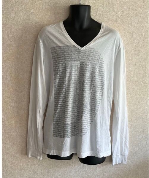 DIESEL COTTON L/S TEE SIZE L