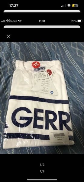 GERRY ジェリー Peace Project 東日本大震災 復興活動 新品 本物 メンズ Tシャツ 白[827168BNJ-2