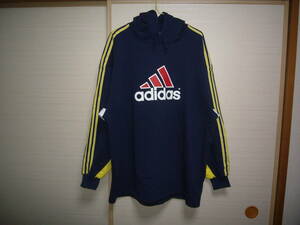  Adidas pull over Parker jersey navy blue × yellow color L-O size 