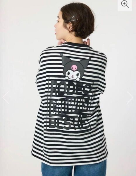 新品 ロデオクラウンズ サンリオ コラボTシャツ クロミ