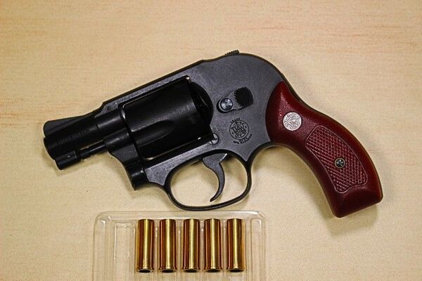 マルシン S&W M49 ボディガード 2インチ チーフスペシャル メタルカートリッジ5発6mm ガスリボルバー M36 ガスガン