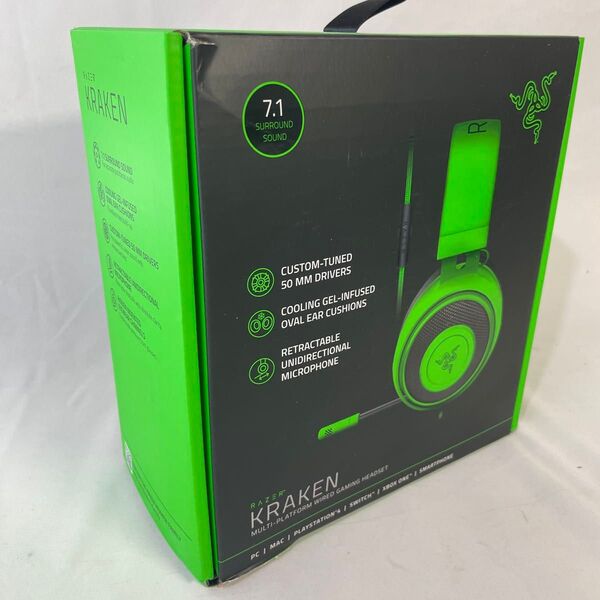 Razer KrakenゲーミングヘッドセットRZ04-02830200-R3M1(Razer Green)