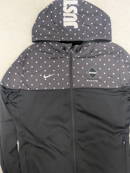 NIKE ブリストル ポルカドット柄 スウェットフーディ XL ジップパーカー