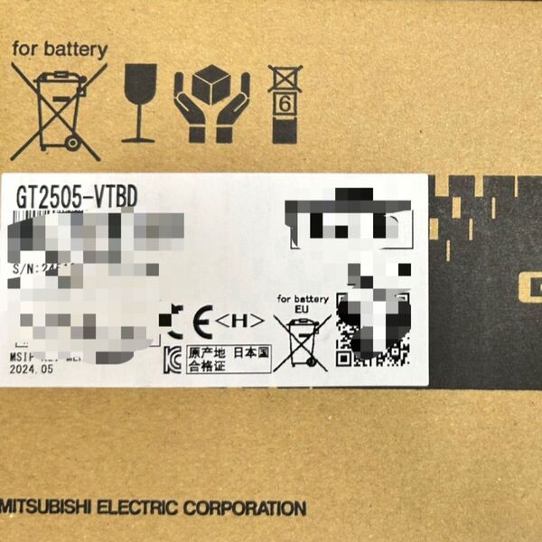 三菱 GOT GT2505-VTBD 2024年製 新品未開封