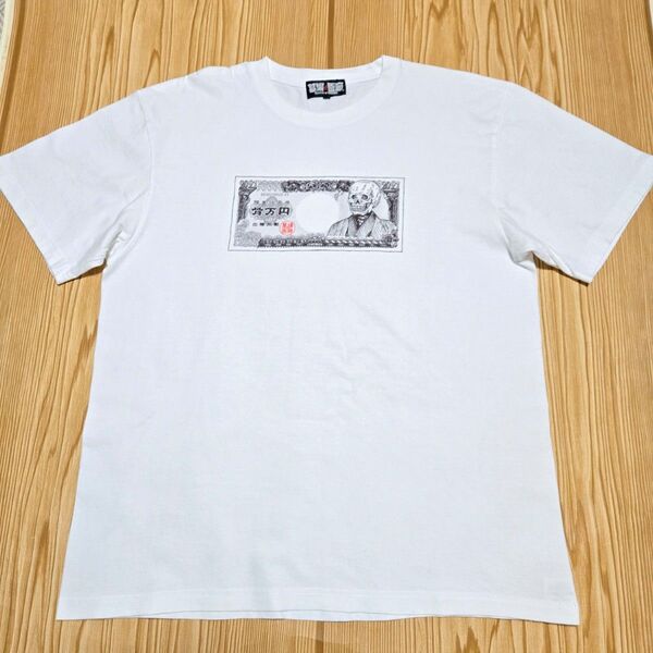 墓場の画廊 スカル 骨万円 お札Tシャツ XL