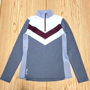 RLX RALPH LAUREN レディースゴルフウェア ハーフジップ長袖シャツ