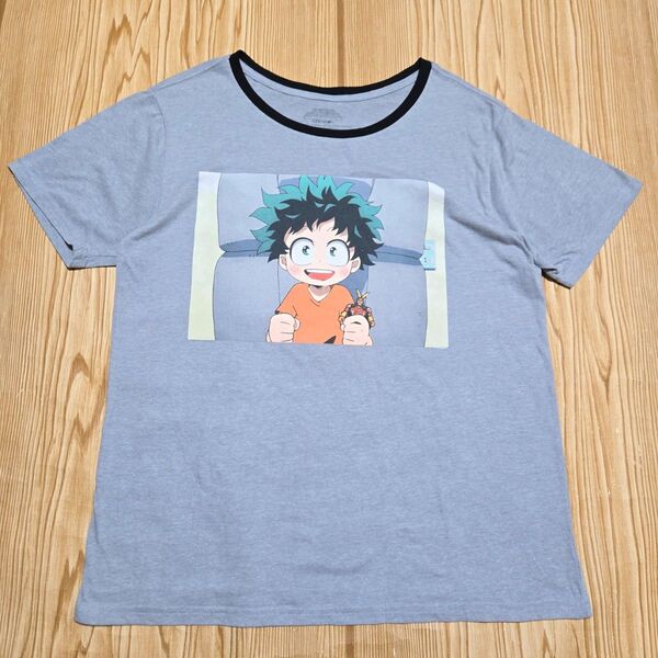 僕のヒーローアカデミア ヒロアカ 緑谷出久 アニメTシャツ 2XL ビッグサイズ