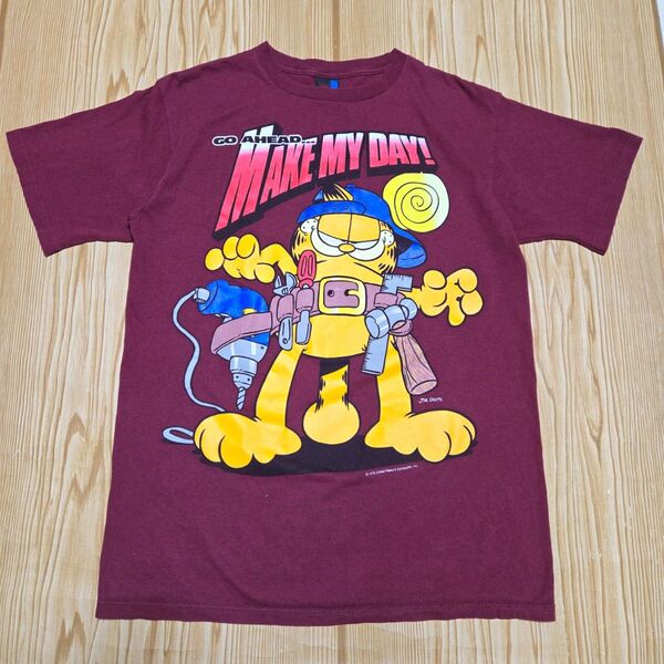 90s ガーフィールド ヴィンテージ Tシャツ USA製 Y2K グランジ M