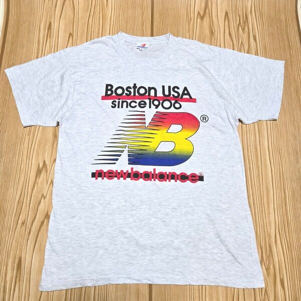 80s 90s オールド レトロ ニューバランス ヴィンテージTシャツ Y2K グランジ ビンテージ Old
