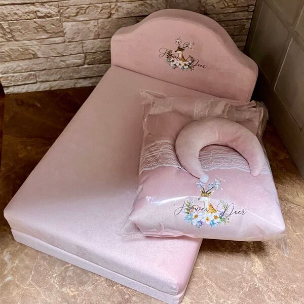 ミニチュア ドール家具 ブライス ドールベッド ドールハウス