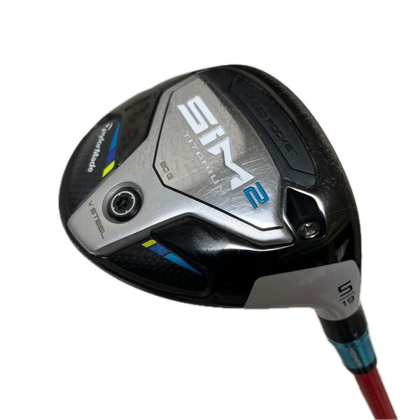 【美品】TaylorMade SIM2 5W 19°/ツアーAD DJ-7【X】フレックス
