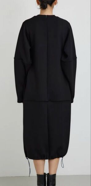 AZUL BY MOUSSY【PLUS】サイドタックコクーンワンピース