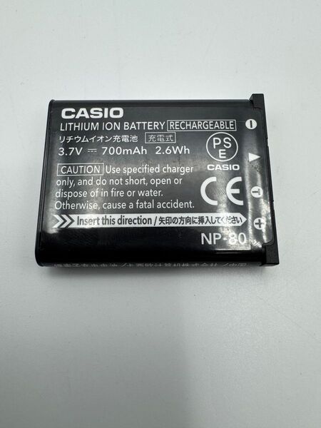 CASIO デジカメ バッテリー本体のみ NP-80
