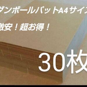 ダンボールパットA4サイズ G段(0.9ミリ) 30枚