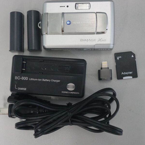 KONICA MINOLTA DiMAGE X60 コニカミノルタ コンパクトデジタルカメラ デジカメ コンデジ
