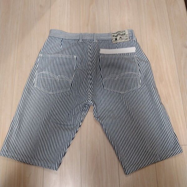 STUDIO D'ARTISAN ダルチザン ストライプショートパンツ ヒッコリー ペインターパンツ