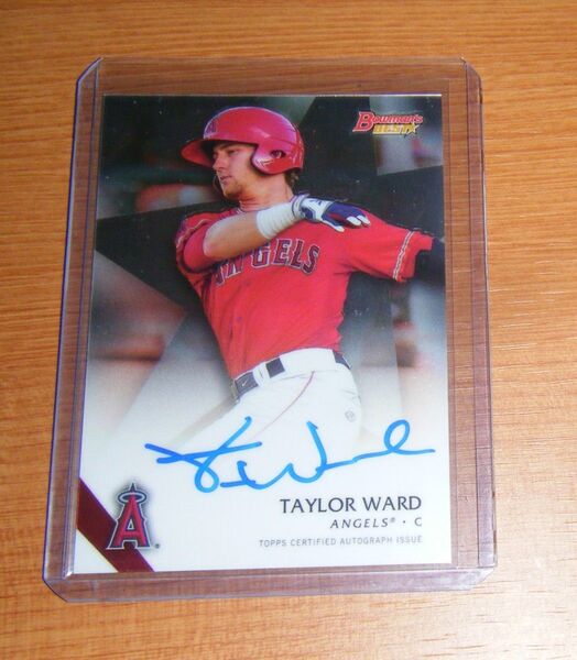 Taylor Ward テイラー・ウォード 直筆サインカード エンゼルス Topps Bowman Auto 直書きサイン