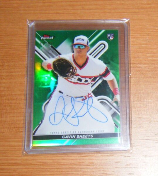 2022 TOPPS FINEST Gavin Sheets RC autoギャビン・シーツ 直筆サイン 99シリアル 現パドレス