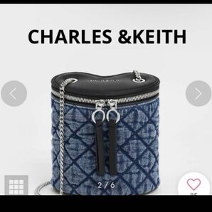 CHARLES & KEITH フィロメナ ハートデニム