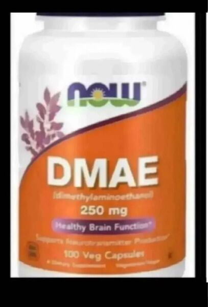 期限は2027年以降の長いもの!NOW一粒にDMAE250mg100カプセル×1