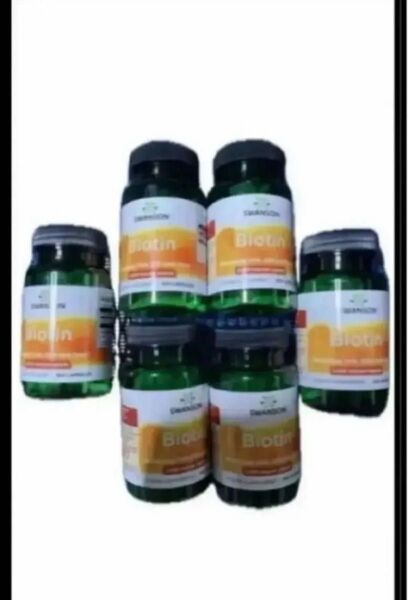 期限は2026年以降の長い物!スワンソン社 一粒にビオチン5000mcg100カプセル×6