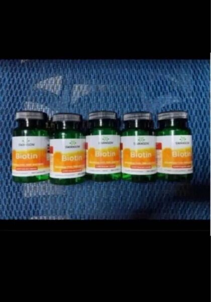 期限はは2026年以降の長い物!スワンソン社 一粒にビオチン5000mcg100カプセル×5