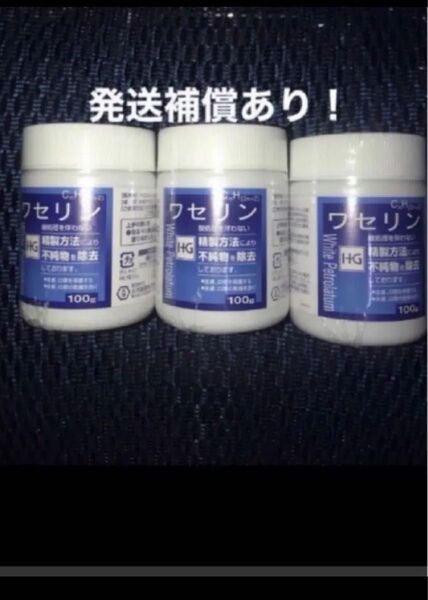 期限は2028年8月以降 送料無料!匿名配送!追跡可!大洋製薬 株式会社 発送保証 ワセリンHG 100g3個