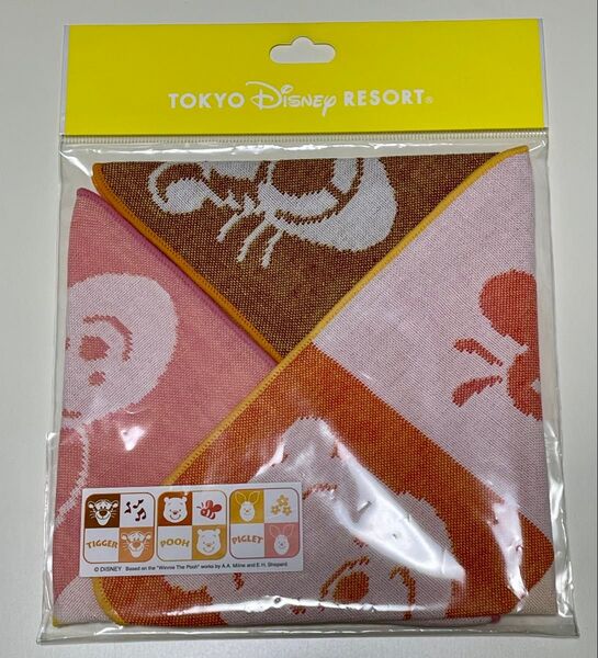 【新品未使用】東京ディズニーリゾート くまのプーさんハンカチ3枚セット