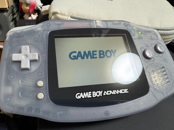 ゲームボーイアドバンス ミルキーブルー【動作確認、メンテナンス済】【中古美品】