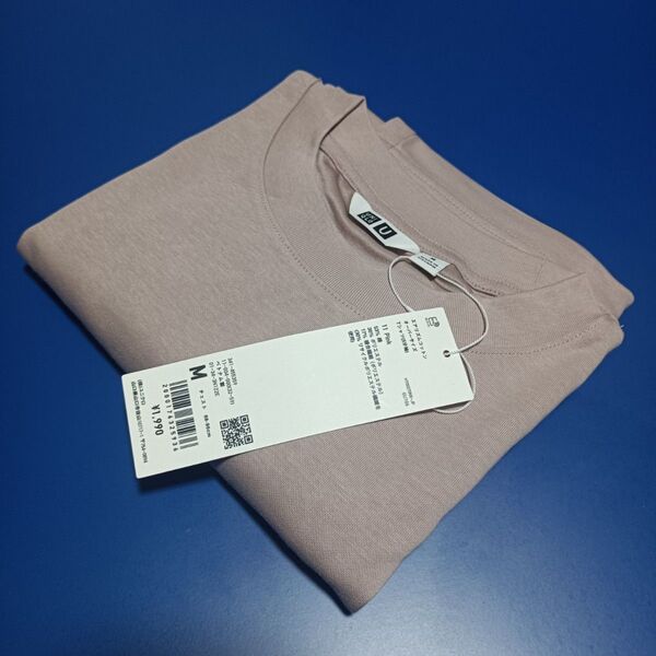 【新品未使用タグ付き】ピンクMエアリズムコットンオーバーサイズTシャツ