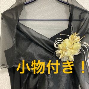 本日 SALE【美品】結婚式・フォーマル用ドレス 黒+小物セット