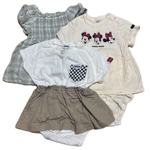 ベビー服 80 ロンパースセット 女の子