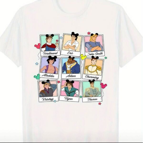 【新品】ディズニー プリンスTシャツ 半袖 メンズ XXL