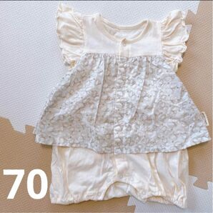 クリームシャンティ Cream Chantilly ロンパース レース チュール