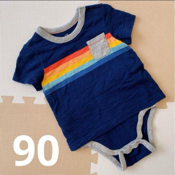 ベビーギャップ GAP 重ね着風 ロンパース 18-24 months