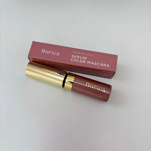 Borica 【数量限定】SERUM COLOR MASCARA 美容液カラーマスカラ 106 メタリックコーラル