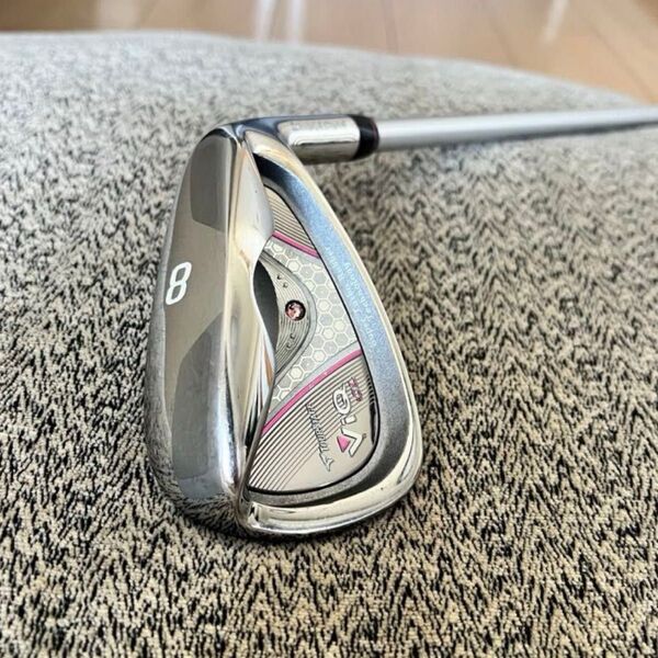 美品ブリヂストン ツアーステージ ViQ CLレディース 希少な8番アイアン単品 純正カーボン フレックスL TOURSTAGE