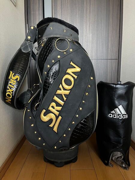 限定モデル 美品!Srixon スリクソン ゴルフバック カート型キャディバッグ 訳あり必読! フード無し 世界に一つ!唯一無二!