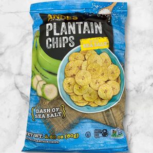 製造終了にてラストsale!残り1P【やみつき中毒性の美味しさ☆】プランテンチップス 塩味バナナチップス