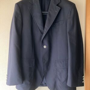 2021AW J.PRESS ウール クリアサージ 紺ブレザー 銀ボタン AB4