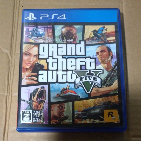 【PS4】 Grand Theft Auto V グランド・セフト・オート5 (マップ/解説書/キャッシュカード付)