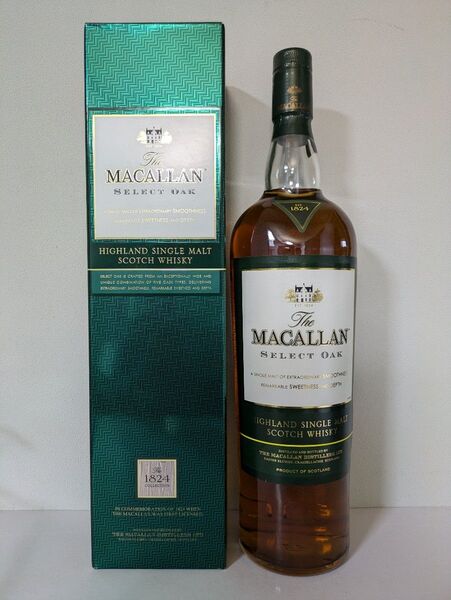 終売品マッカラン セレクトオーク 1000ml 箱付 シングルモルト MACALLAN
