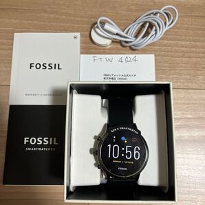 【儲け何て関係無し】 FOSSILGEN5スマートウォッチFTW4024ブラック金属ベルト保管時に付いた傷が有ります。ご了承下さい