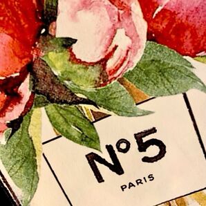 ★N°5 LOGO☆BIGサイズStyLisH★豪華/上質/薔薇パフュームボトルトートバッグ万能サイズ☆ラスト3点終了☆