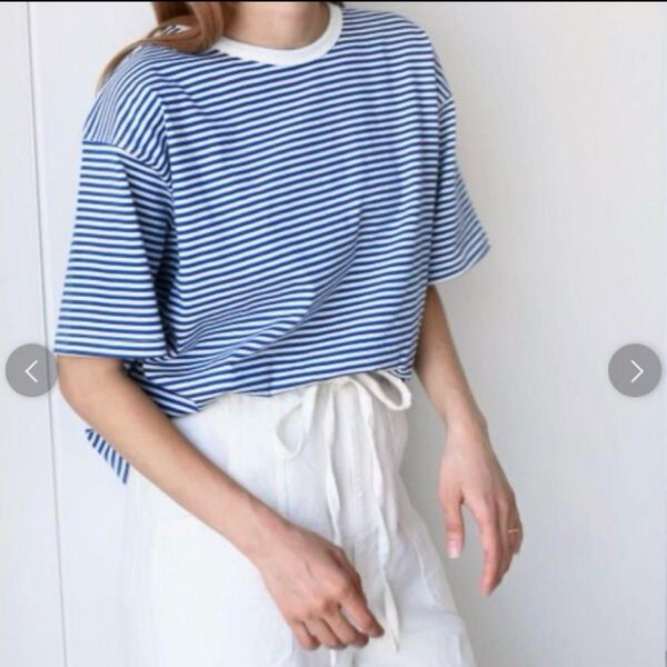 キャナルジーン El mar(エルマール) ボーダー半袖Tシャツ