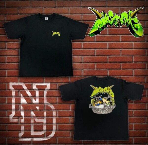 ナスティドック 那須川天心 Nastydog 限定コラボTシャツ BLACK