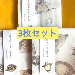 3枚セット 中川政七商店×ジブリ となりのトトロ トトロふきん 全3種セット
