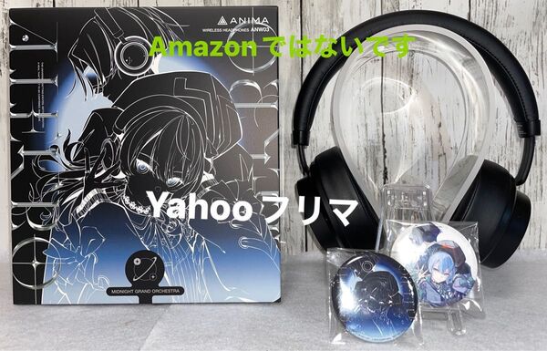 ANW03 ワイヤレスヘッドホン Midnight Grand Orchestra Ver. 特典缶バッジ付